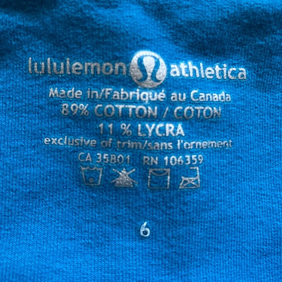 LuluLemon Athletica Cropped Leggings Size 6 - Picture 8 of 8